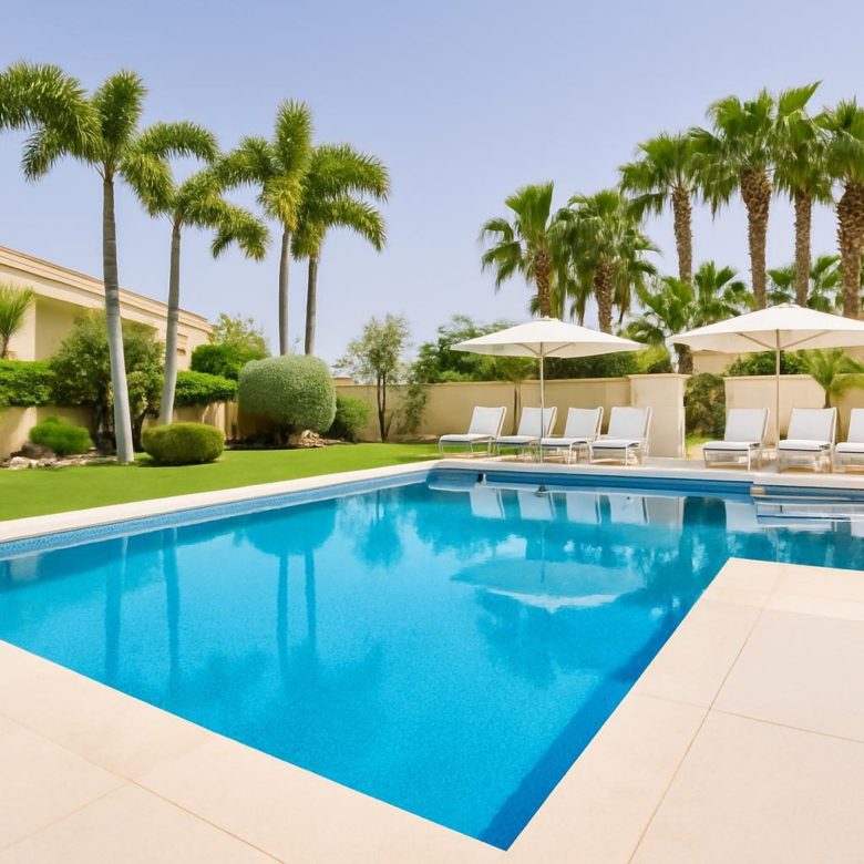 Refined elegance in luxury home near golf course.